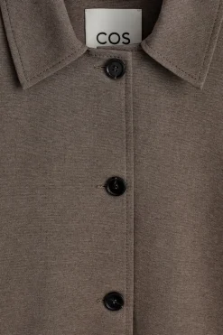 ABGERUNDETE JACKE AUS JERSEY