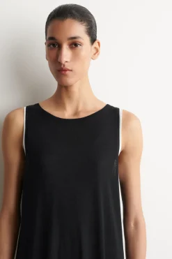 ABGERUNDETES MAXIKLEID AUS MERINOWOLLE