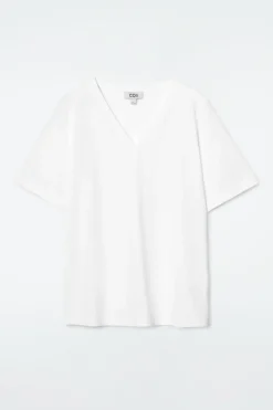 ALLTAGS-T-SHIRT MIT V-AUSSCHNITT