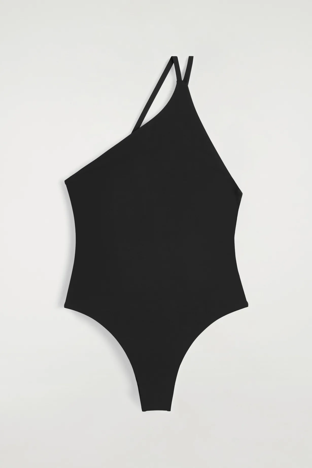 ASYMMETRISCHER BADEANZUG AUS DOUBLEFACE-MATERIAL