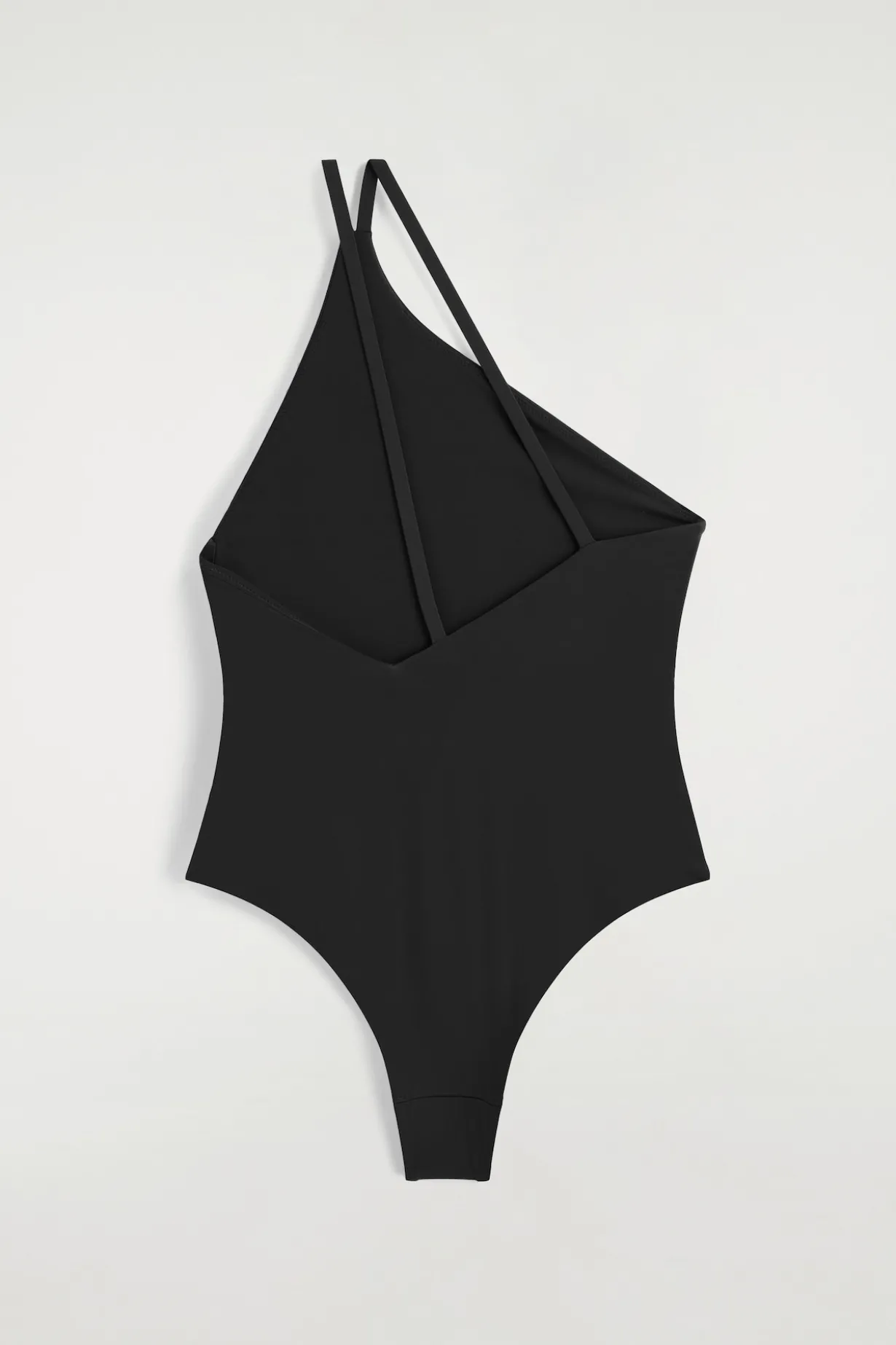 ASYMMETRISCHER BADEANZUG AUS DOUBLEFACE-MATERIAL