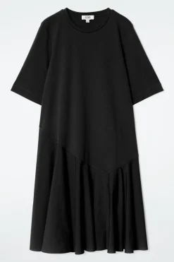 ASYMMETRISCHES T-SHIRT-MINIKLEID