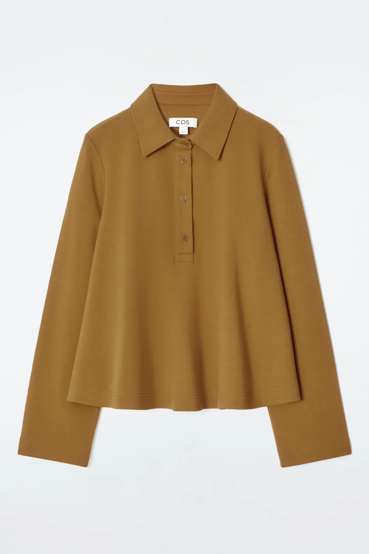AUSGESTELLTES POLOSHIRT AUS BAUMWOLLJERSEY