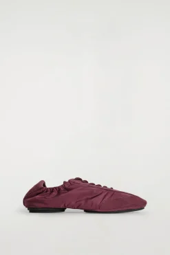 BALLERINAS AUS VELOURSLEDER UND NYLON