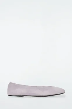 BALLERINAS AUS VELOURSLEDER