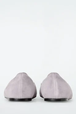 BALLERINAS AUS VELOURSLEDER