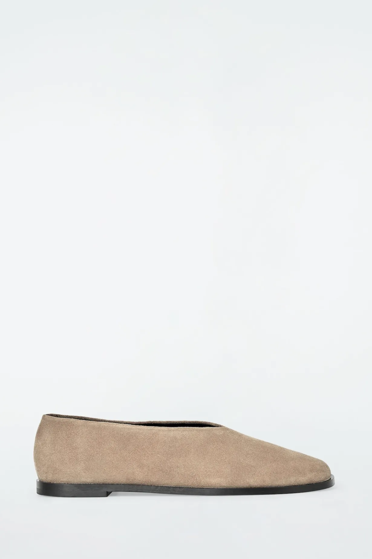 BALLERINAS AUS VELOURSLEDER