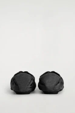 BALLERINAS AUS VELOURSLEDER UND NYLON