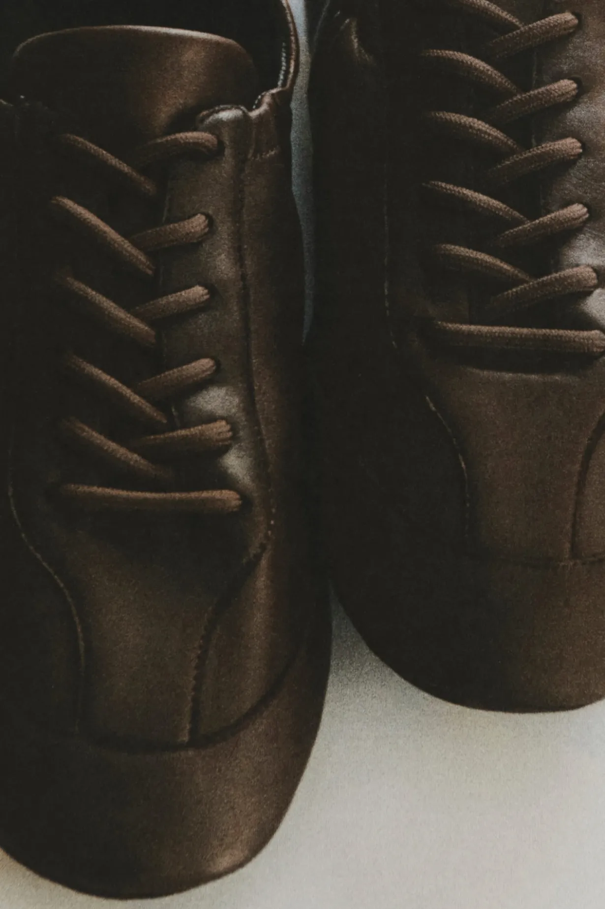 BALLERINA-SNEAKERS AUS LEDER