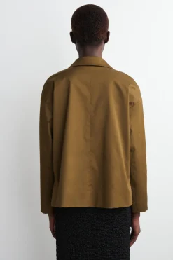 BAUMWOLL-BLAZER MIT EINEM KNOPF