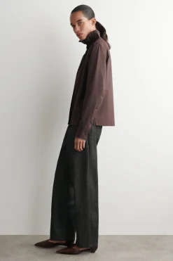 BAUMWOLLBLUSE MIT BIESEN
