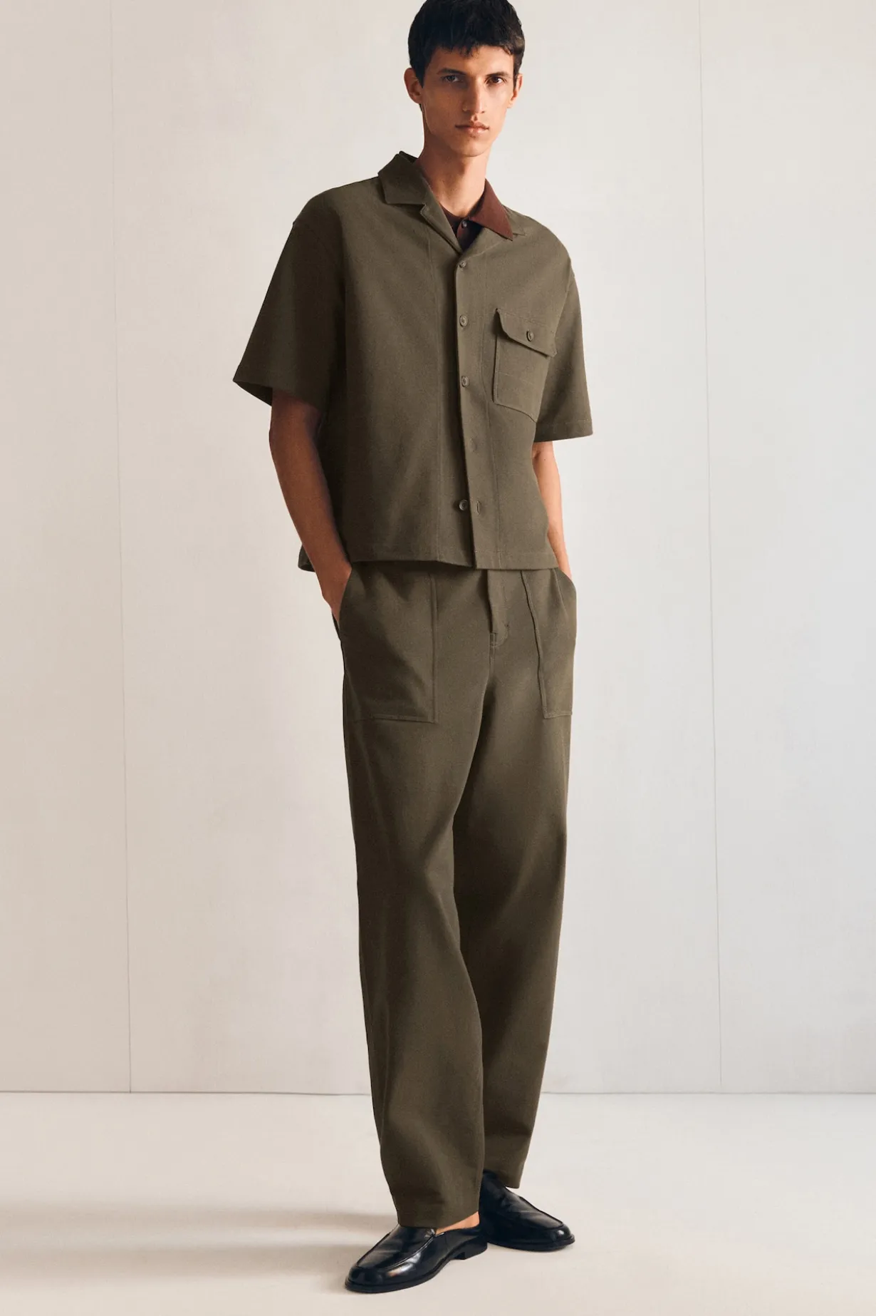 BAUMWOLLHEMD IM UTILITY-STIL