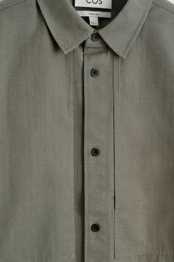BAUMWOLLHEMD MIT TASCHENDETAILS
