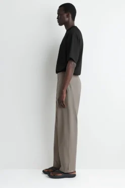 BAUMWOLLHOSE MIT BARREL-BEIN