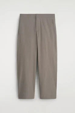 BAUMWOLLHOSE MIT BARREL-BEIN