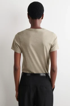 BAUMWOLL-T-SHIRT MIT RUNDHALSAUSSCHNITT