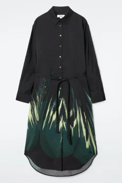 BEDRUCKTES HEMDKLEID MIT GÜRTEL