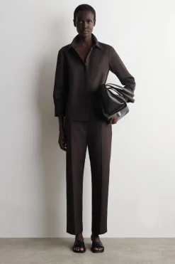 BESTICKTE BAUMWOLLHOSE
