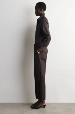 BESTICKTE BAUMWOLLHOSE