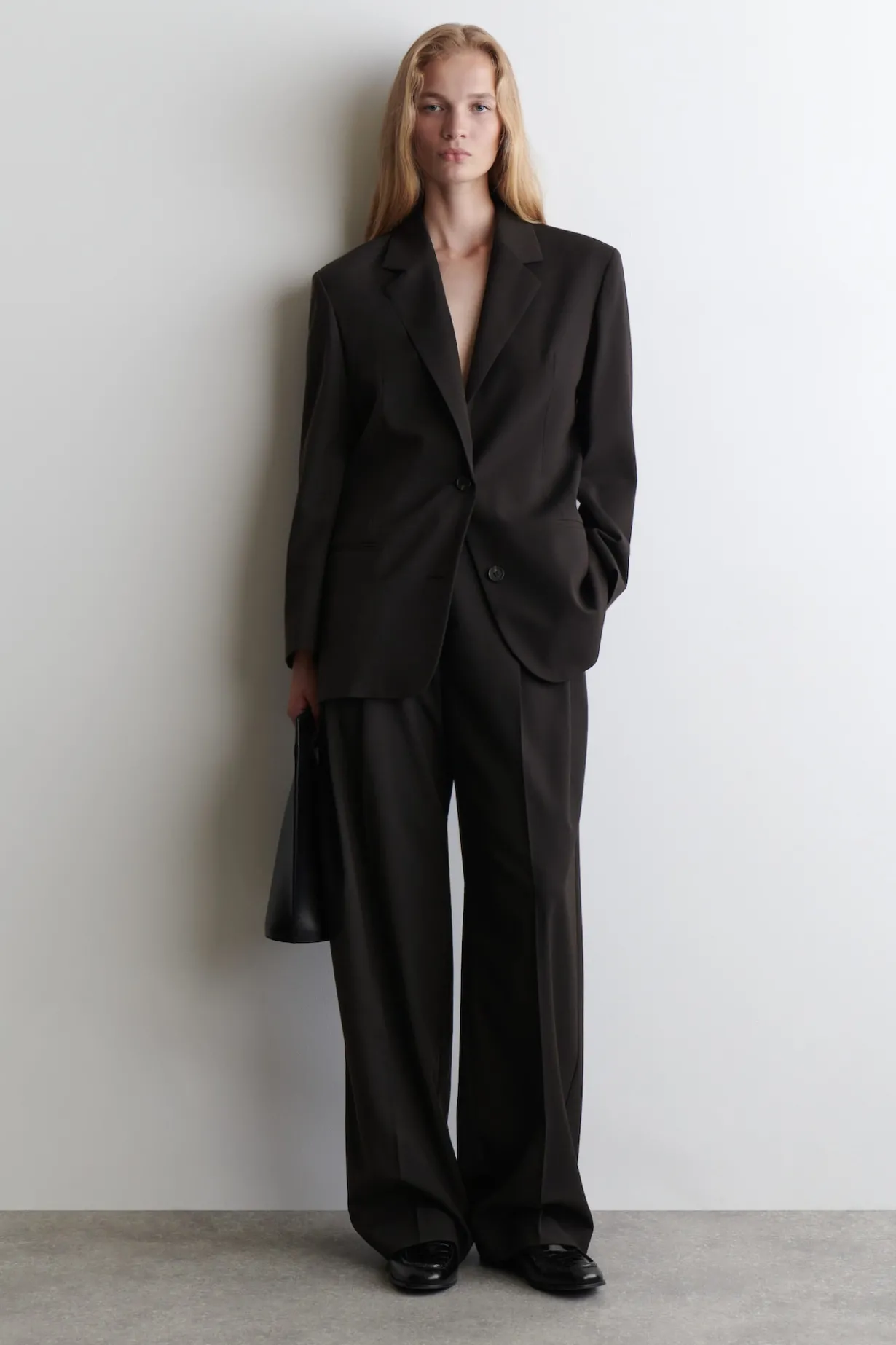 BLAZER AUS MERINOWOLL-MIX