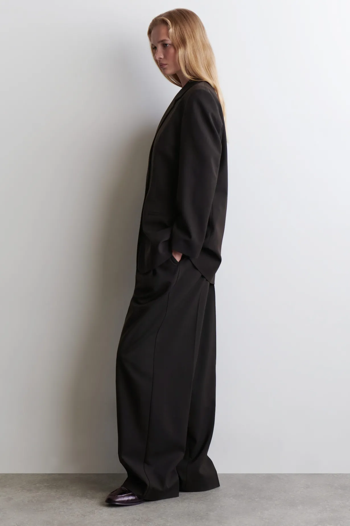 BLAZER AUS MERINOWOLL-MIX