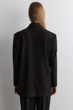 BLAZER AUS MERINOWOLL-MIX