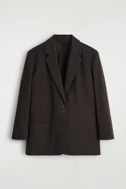 BLAZER AUS MERINOWOLL-MIX