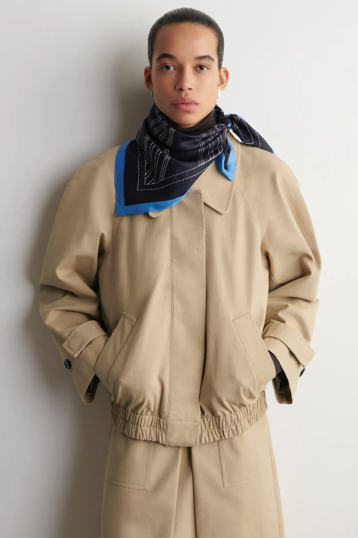BLOUSONJACKE AUS BAUMWOLLE