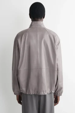 BLOUSONJACKE AUS LEDER