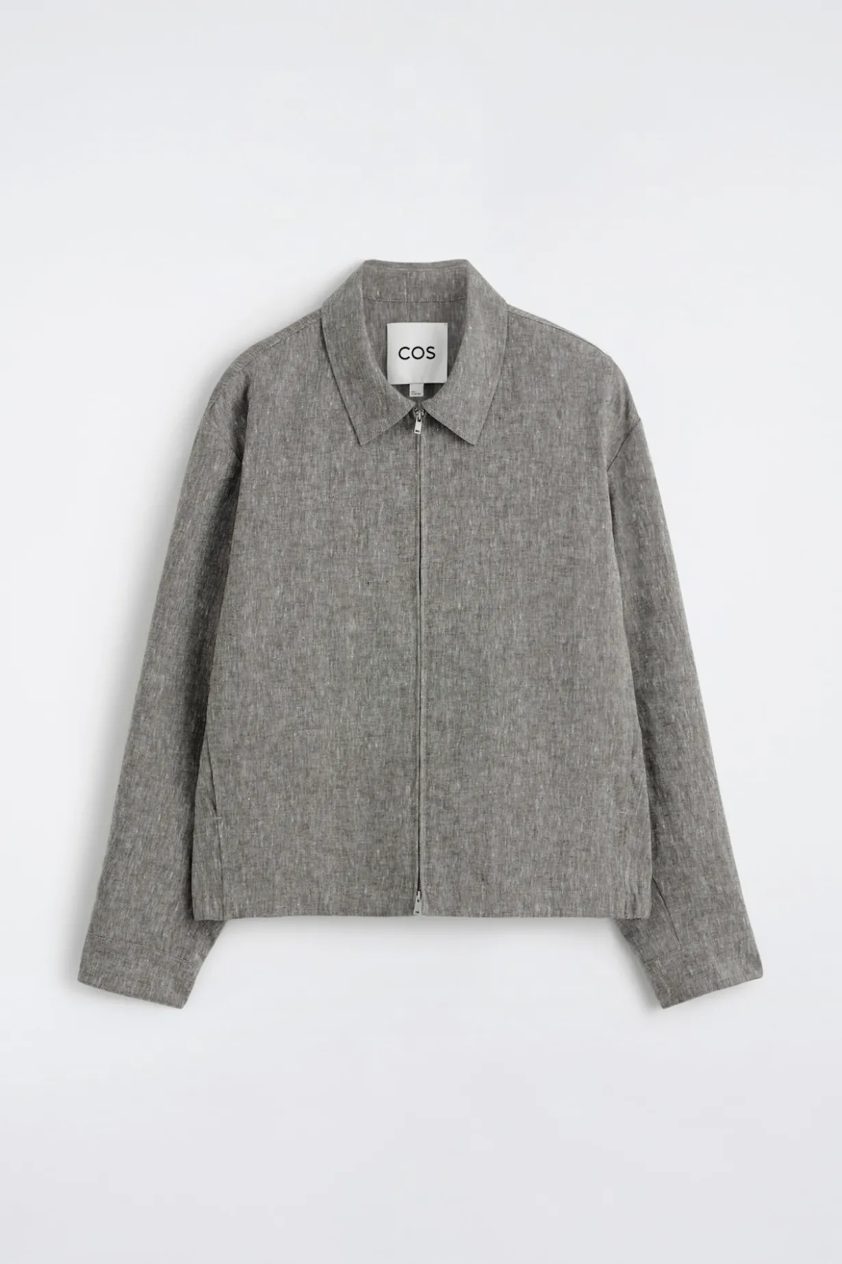 BLOUSONJACKE AUS LEINEN