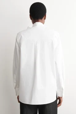 BLUSE AUS BAUMWOLLE MIT SCHLEIFENDETAIL