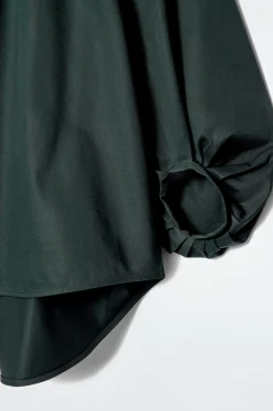 BLUSE MIT BALLONÄRMELN