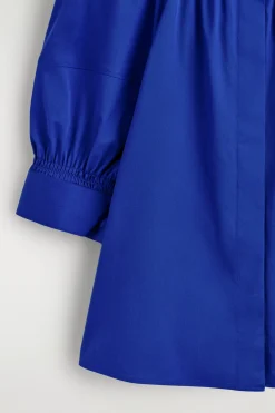 BLUSE MIT GESMOKTEN PUFFÄRMELN
