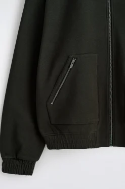BOMBERJACKE AUS BAUMWOLLJERSEY