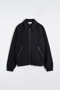 BOMBERJACKE AUS BAUMWOLLJERSEY
