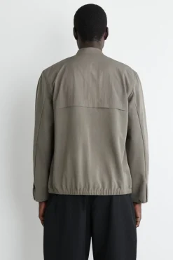 BOMBERJACKE MIT JERSEY-EINSÄTZEN