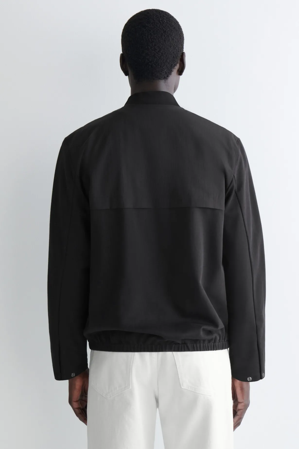 BOMBERJACKE MIT JERSEY-EINSÄTZEN