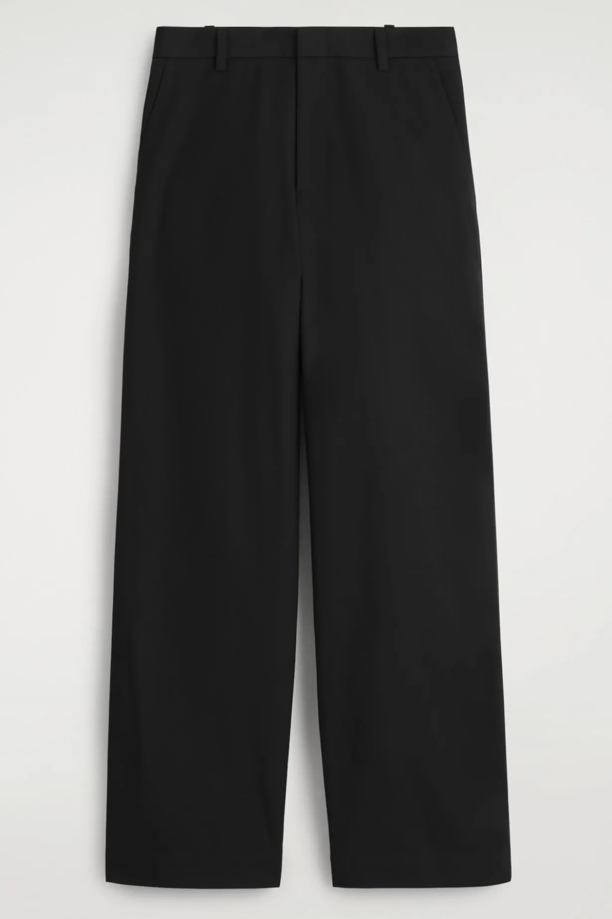 CHINOHOSE AUS BAUMWOLLE MIT WEITEM BEIN