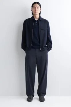 CHINOHOSE AUS BAUMWOLLE MIT GERADEM BEIN