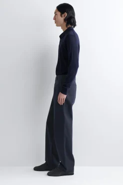 CHINOHOSE AUS BAUMWOLLE MIT GERADEM BEIN