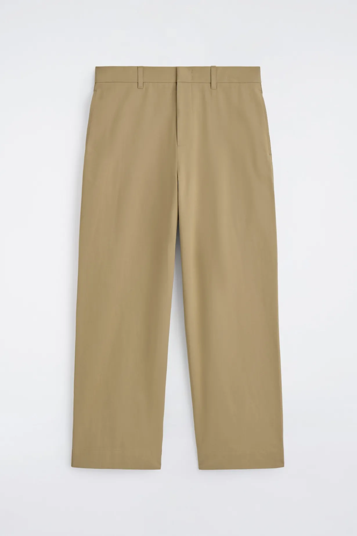 CHINOHOSE AUS BAUMWOLLE MIT WEITEM BEIN