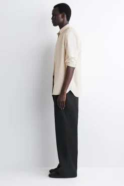 CHINOHOSE AUS BAUMWOLLE MIT WEITEM BEIN