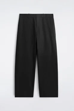 CHINOHOSE AUS BAUMWOLLE MIT WEITEM BEIN
