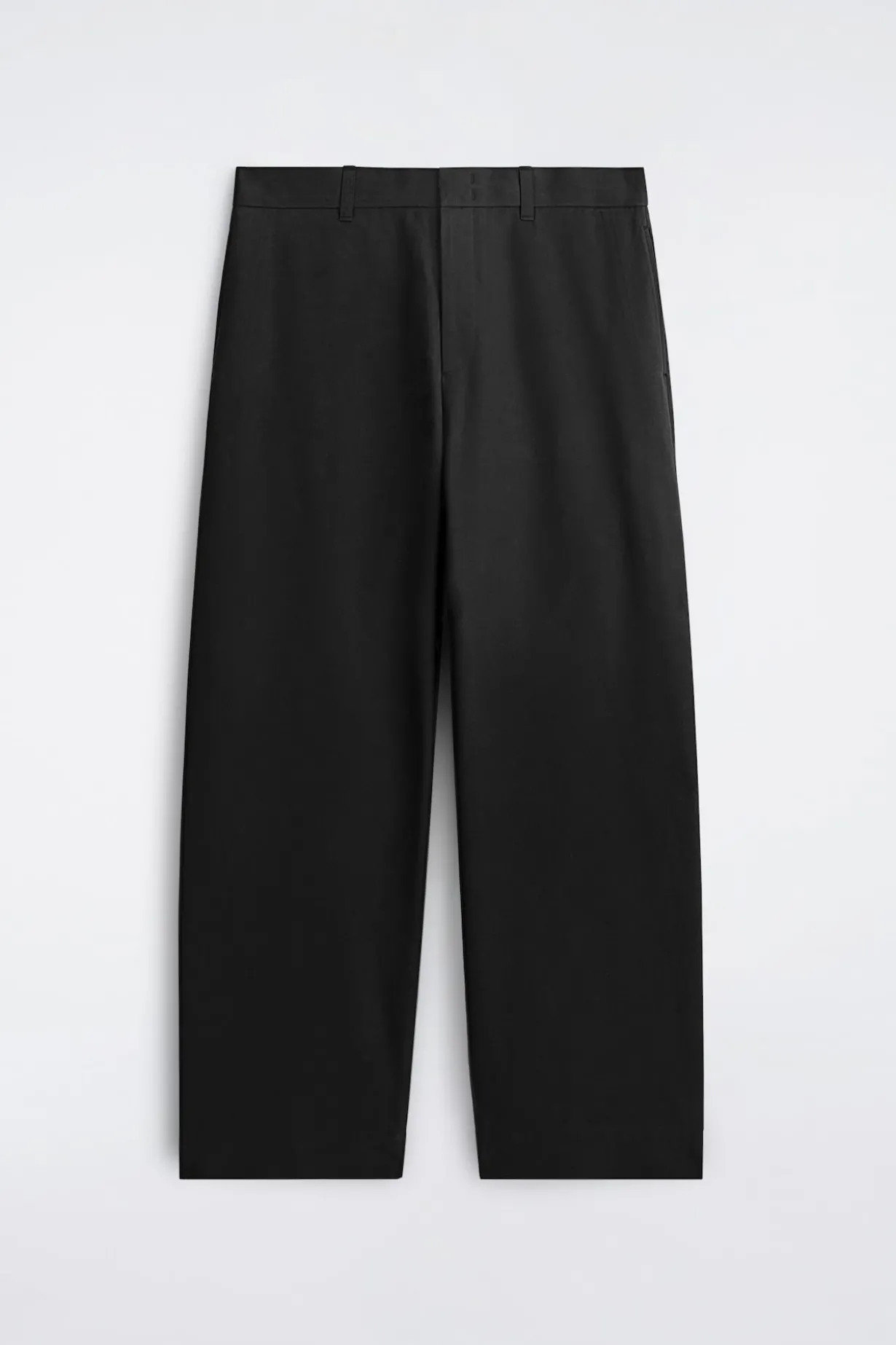 CHINOHOSE AUS BAUMWOLLE MIT WEITEM BEIN