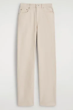 CHORD JEANS AUS CANVAS MIT GERADEM BEIN