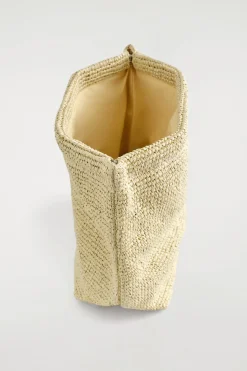 CLUTCH MIT UMSCHLAG - STROH