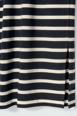 COLUMN DRESS AUS JERSEY IN MIDILÄNGE