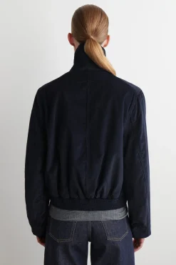 CORDJACKE MIT STEHKRAGEN