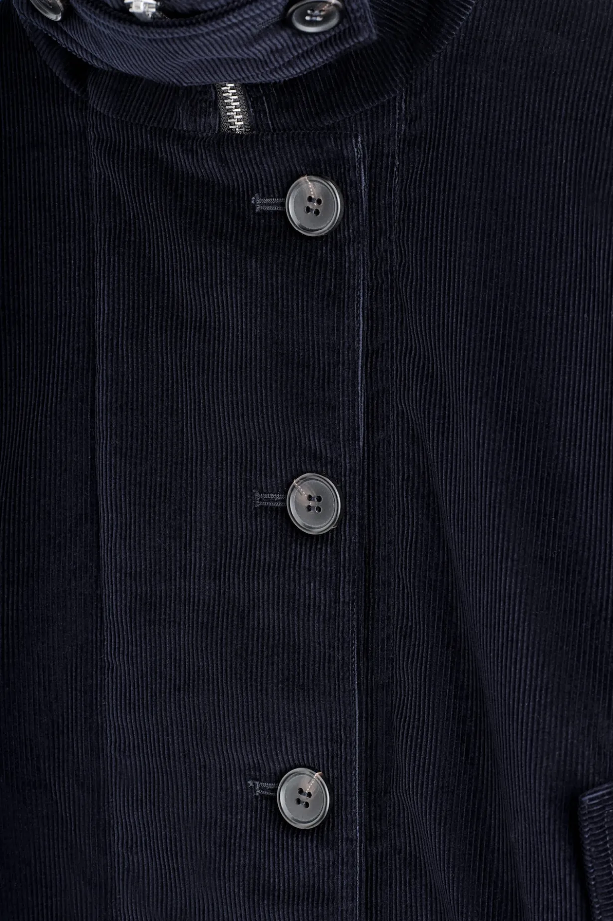 CORDJACKE MIT STEHKRAGEN