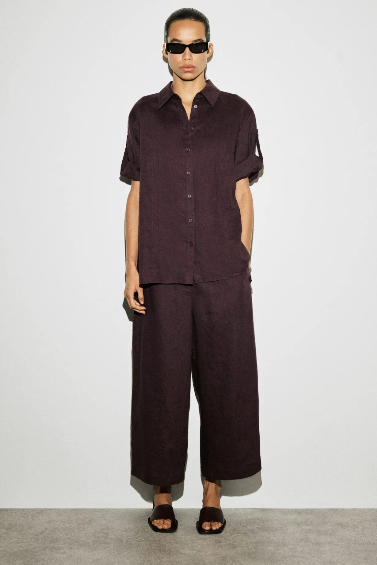 CULOTTES AUS LEINEN